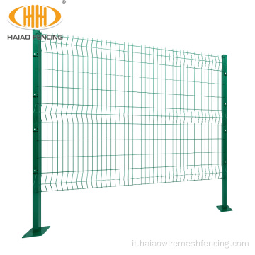 Fence a maglie rotonda per filo rotondo rivestito in PVC